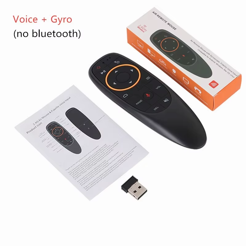2.4G Fly Air Mouse G10S PRO Voice Remote Control 2.4G Wireless Backlit Gyroscope IR Learning for Android TV Box H96 Max X3