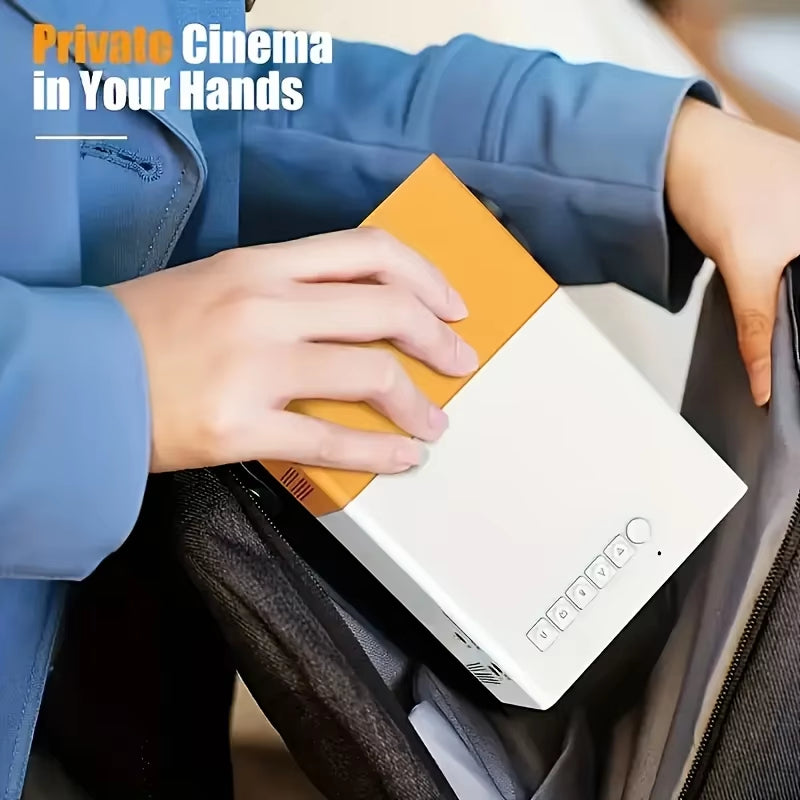 Native HD Mini Projector Portable Home Theater Projectors Supports HDMI USB Connection