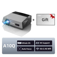 A10Q Projector 4K Full HD 1080P Home Theater Google TV Wifi Smart TV Autofocus Netfli Beam Проектор for Outdoor