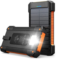 26800Mah Solar Power Bank, USB Portable Solar Charger Compatible for Iphone, Android Phone