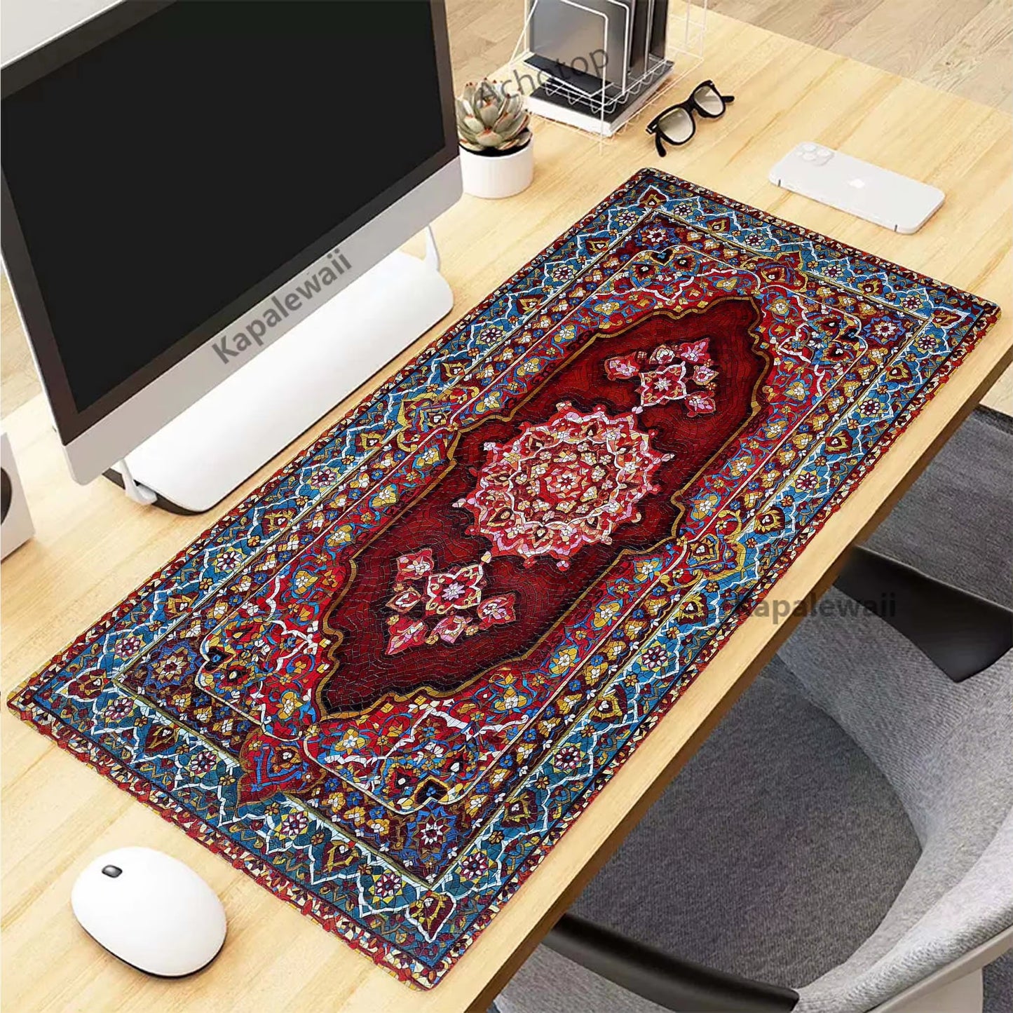 Persian Carpet Mysterious Retro Mouse Pad Pc Gamer Mousepad Rubber Mouse Mat Gaming Speed Keyboard Pads Office Rubber Desk Mat