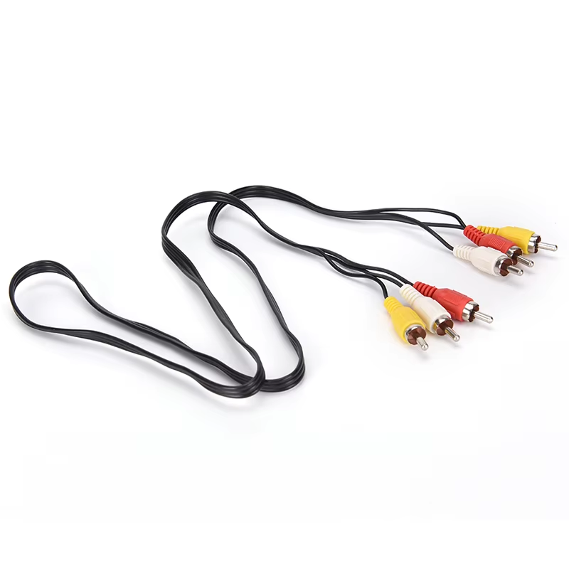 1M for TCL TV Red White and Yellow Female Male Cable Video Component AV Adapter Cable
