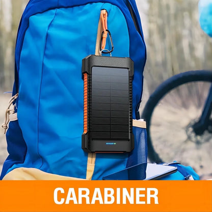26800Mah Solar Power Bank, USB Portable Solar Charger Compatible for Iphone, Android Phone