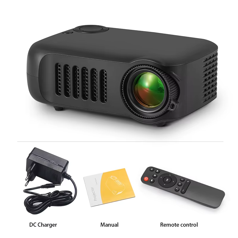 MINI Projector Portable 3D LED Video Projectors Home Cinema Theater Game Laser Beamer Smart TV BOX 1080P 4K via HD Port A2000