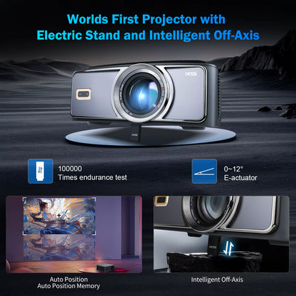 C5 Pro 4K Video Projector Full HD 1080P Smart TV Best Projectors 1800ANSI Auto Focus for Home Theater Beamer 2G 32G BT5.2