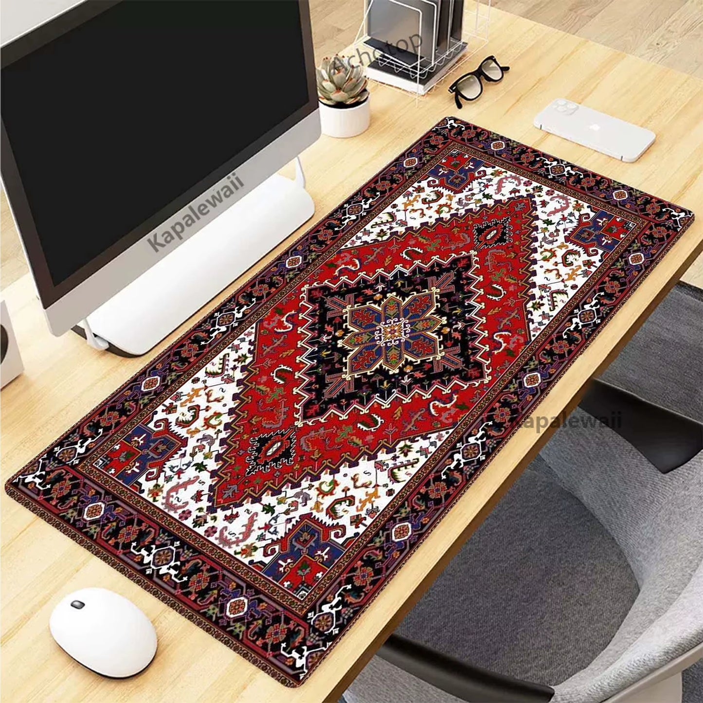 Persian Carpet Mysterious Retro Mouse Pad Pc Gamer Mousepad Rubber Mouse Mat Gaming Speed Keyboard Pads Office Rubber Desk Mat