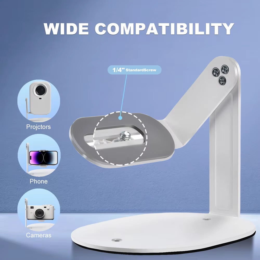 3 in 1 Desktop Wall Mounted Celling Suspended Universal Projectors Bracket Holder Stand Mount 360° Free Rotate Projector Bracket
