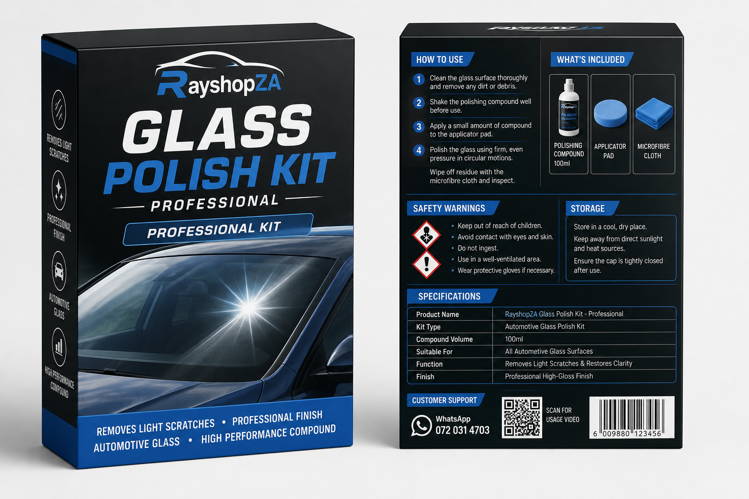 RayshopZA Glass Polish Kit