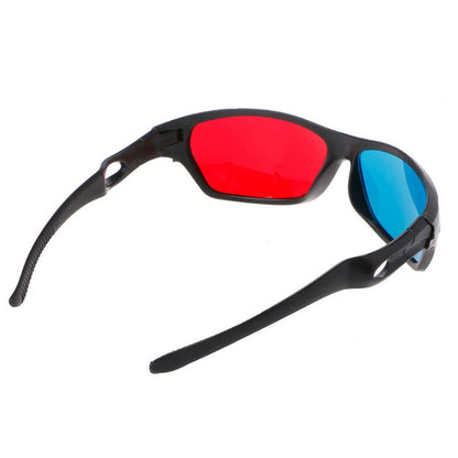 3D Glasses Universal White Frame Red Blue Anaglyph 3D Glasses For Movie Game DVD Video TV