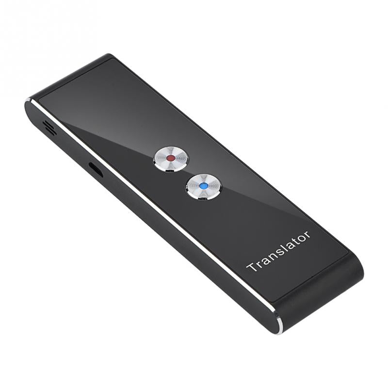Bluetooth 40 Languages Real Time Speech Translator 2.4G Smart Pocket Interpreter Portable High Quality