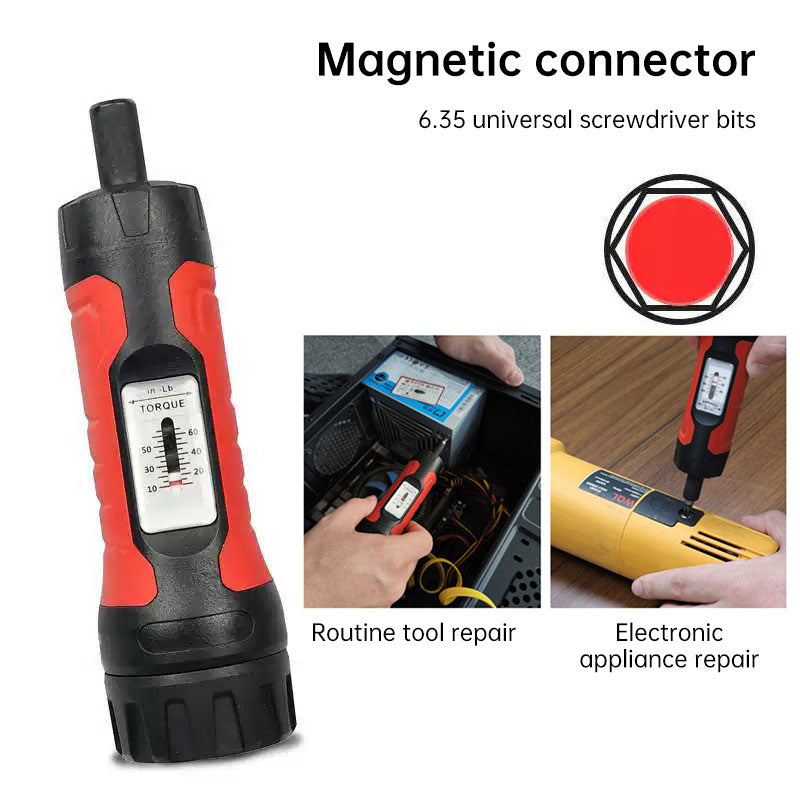 1/4-Inch Drive Preset Torque Screwdriver Set (15-65 in-lb) - Professional Gunsmithing Tool for Pistol & Rifle Maintenance