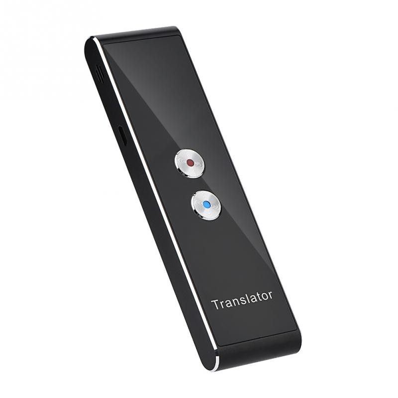 Bluetooth 40 Languages Real Time Speech Translator 2.4G Smart Pocket Interpreter Portable High Quality