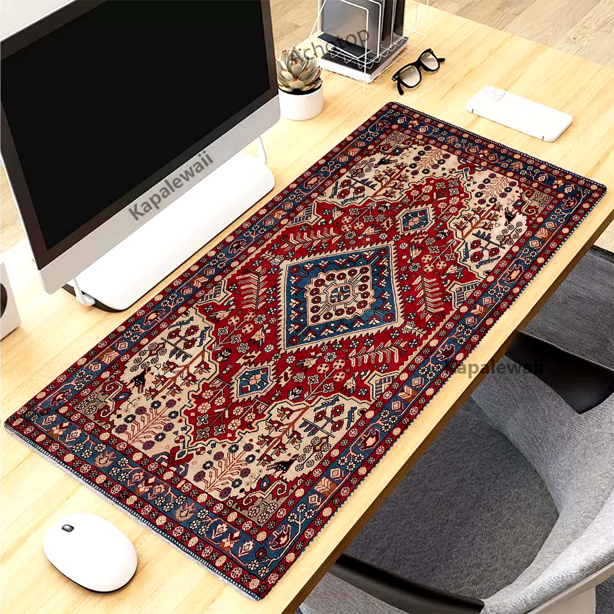 Persian Carpet Mysterious Retro Mouse Pad Pc Gamer Mousepad Rubber Mouse Mat Gaming Speed Keyboard Pads Office Rubber Desk Mat