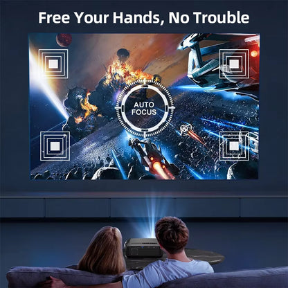 A10R 3500ANSI 1920 * 1080P Full HD 4K Projector Smart Android Auto Focus Outdoor Home Cinema Projectors for Movies Video