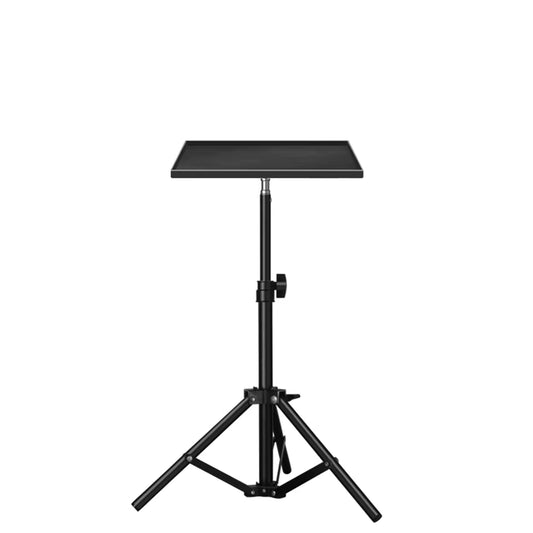 Adjustable Floor Projector Stand with 1/4 Inch Thread Universal Mount for Laptops Cameras and Equipment