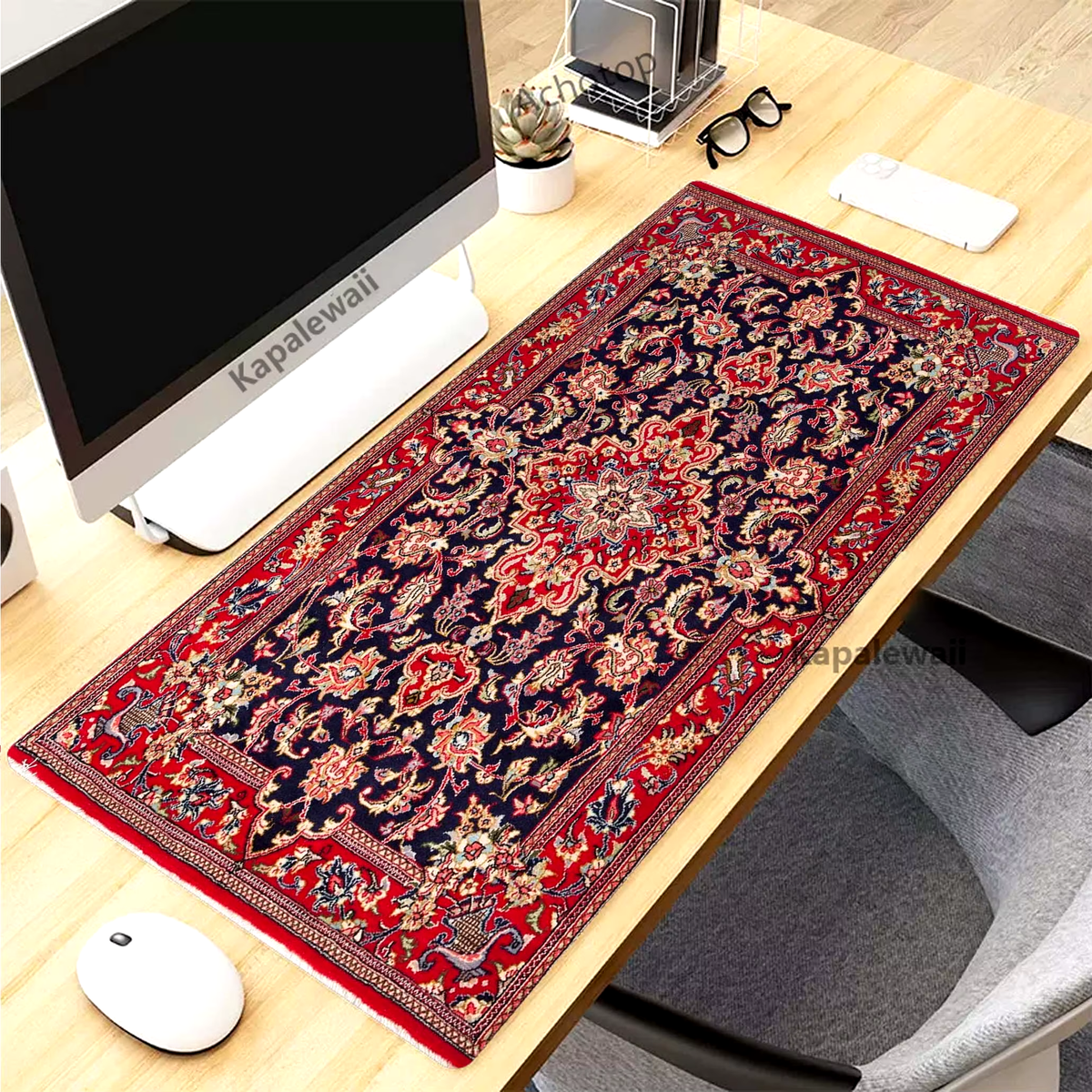 Persian Carpet Mysterious Retro Mouse Pad Pc Gamer Mousepad Rubber Mouse Mat Gaming Speed Keyboard Pads Office Rubber Desk Mat