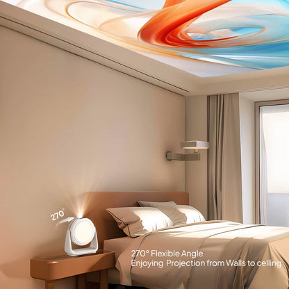 A10 Smart Android 11.0 1080P Projector with 5G Wifi Lamp Portable Projectors 4K Support HD Video Home Theater Projector