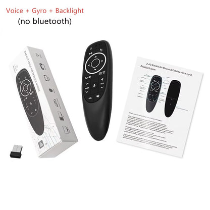 2.4G Fly Air Mouse G10S PRO Voice Remote Control 2.4G Wireless Backlit Gyroscope IR Learning for Android TV Box H96 Max X3